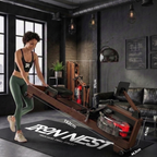 Rameur à eau, en bois massif & pliable.