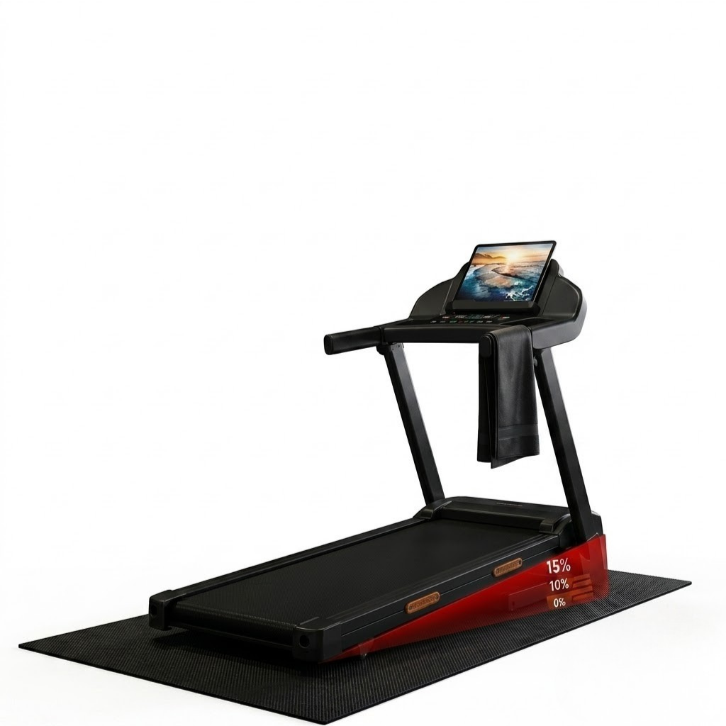Tapis de Course Électrique Pliable Silencieux – Inclinaison 15% & Moteur 3.0 CV