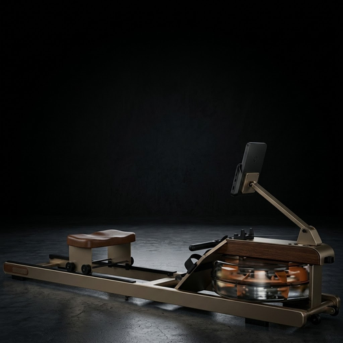 Rameur à Eau Pliable Acier Inoxydable 160kg | Écran LCD