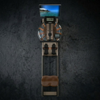 Rameur à Eau Pliable Acier Inoxydable 160kg | Écran LCD